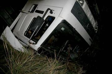 Volvo w rowie