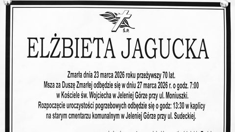 Zmarła Elżbieta Jagucka