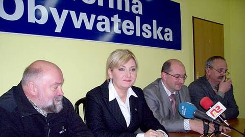 Jerzy Pokój, Beata Sawicka, Marek Obrębalski i Marcin Zawiła.