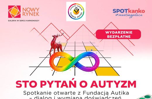 „Sto pytań o autyzm” – rozmowa bez barier w galerii Nowy Rynek