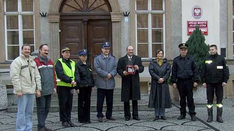 Przystanek konwoju przy Szkole Podstawowej nr 7.