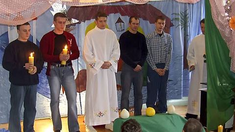 Pierwsi sztukę mogli zobaczyć uczniowie Zespołu Szkół Specjalnych.