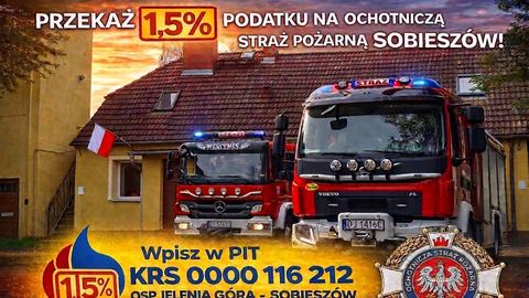 Strażacy z Sobieszowa proszą o wsparcie