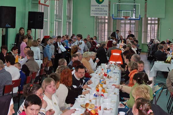 Bożonarodzeniowy symbol jedności połączył uczestników spotkania.