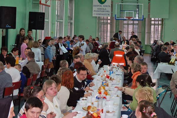 Bożonarodzeniowy symbol jedności połączył uczestników spotkania.