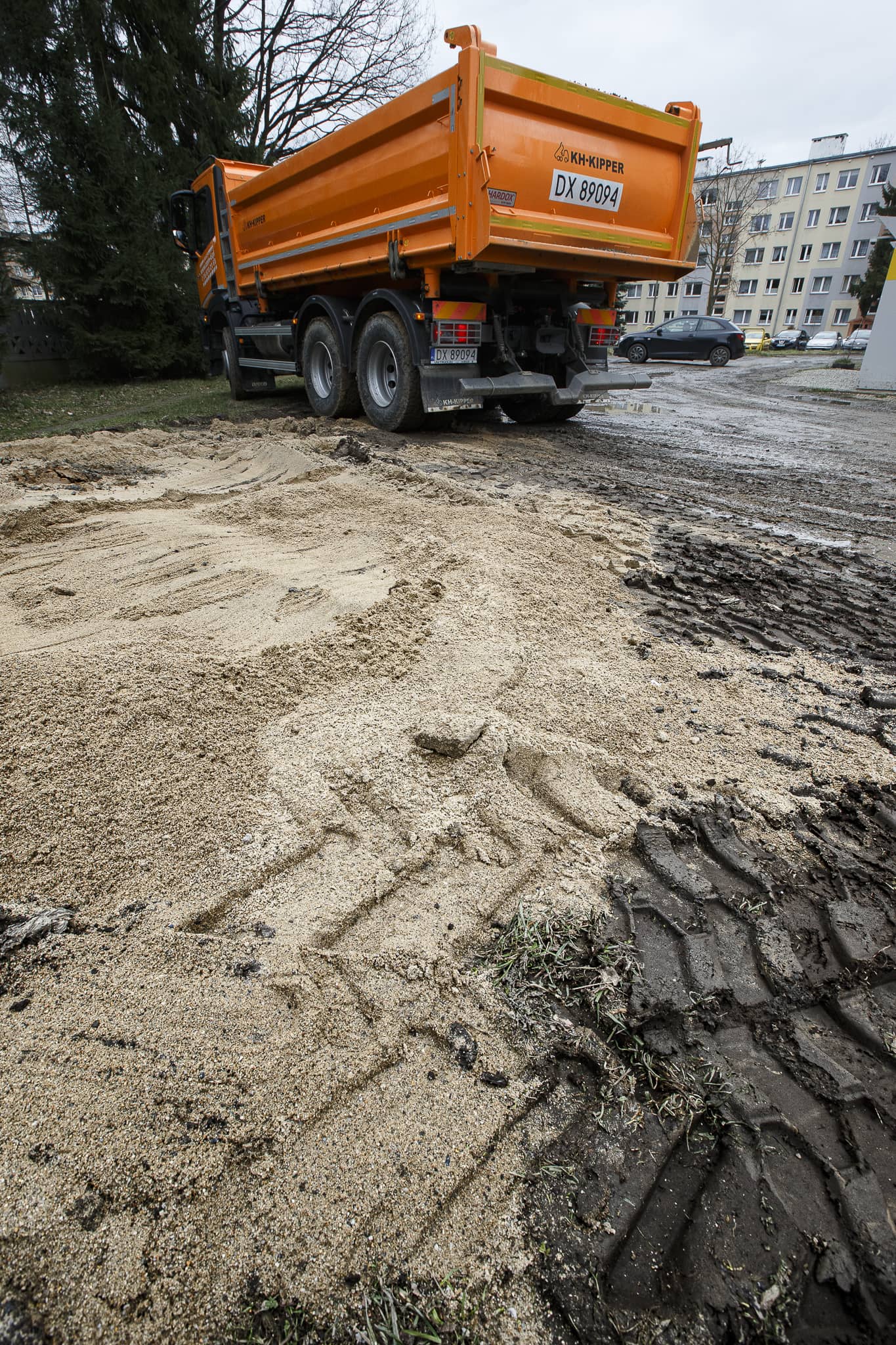 Kładą rury na Zabobrzu