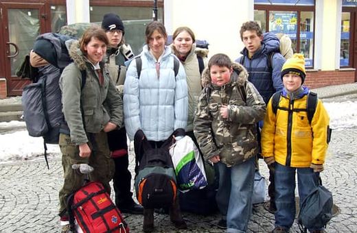 Paweł Dancewicz, Marcelina Jadwińska, Szymek Tomiłojć, Grzegorz Golka i Sylwia Bazylak podczas zimowych ferii nudzić się nie będą.