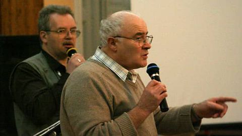 Andrew Pearkes podczas spotkania w Świerzawie.