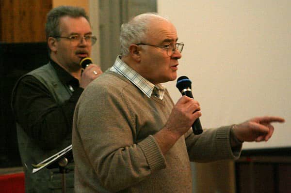 Andrew Pearkes podczas spotkania w Świerzawie.