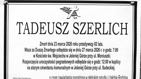 Zmarł Tadeusz Szerlich