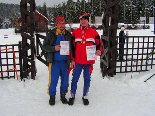 Biegali na medal