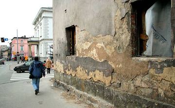 Zrujnowane widoki z magistratu