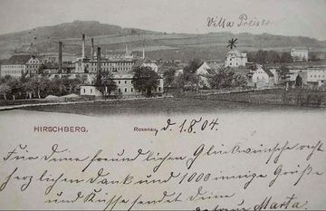 Różane Błonia na pocztówce wysłanej w sierpniu 1904 roku.