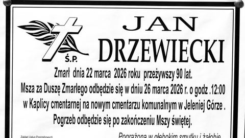 Zmarł Jan Drzewiecki