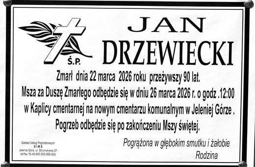 Zmarł Jan Drzewiecki