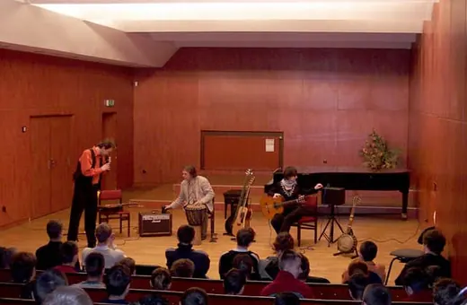 Nietypowy koncert odbył się w sali im. Różyckiego Filharmonii Dolnośląskiej.