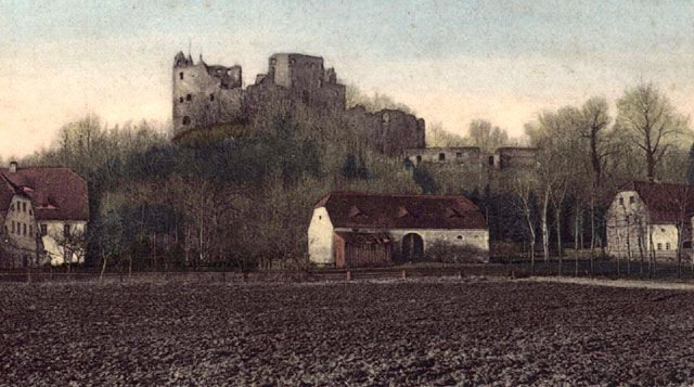 Zamek Gryf w Gryfowie, równie cenna ruina, choć poza Kotliną Jeleniogórską.