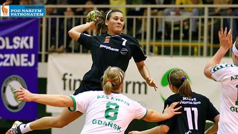Marta Dąbrowska zdobywając 15 bramek poprowadziła MKS do zwycięstwa z gdańszczankami