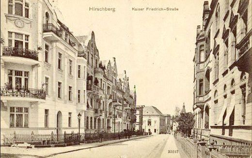 Secesyjne kamienice przy Kaiser Friedrich-strasse (Matejki) niedługo po wybudowaniu, co zajęło Niemcom zaledwie kilka lat.