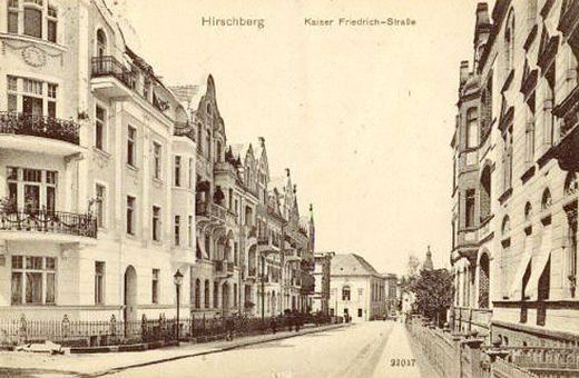Secesyjne kamienice przy Kaiser Friedrich-strasse (Matejki) niedługo po wybudowaniu, co zajęło Niemcom zaledwie kilka lat.