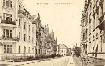 Secesyjne kamienice przy Kaiser Friedrich-strasse (Matejki) niedługo po wybudowaniu, co zajęło Niemcom zaledwie kilka lat.