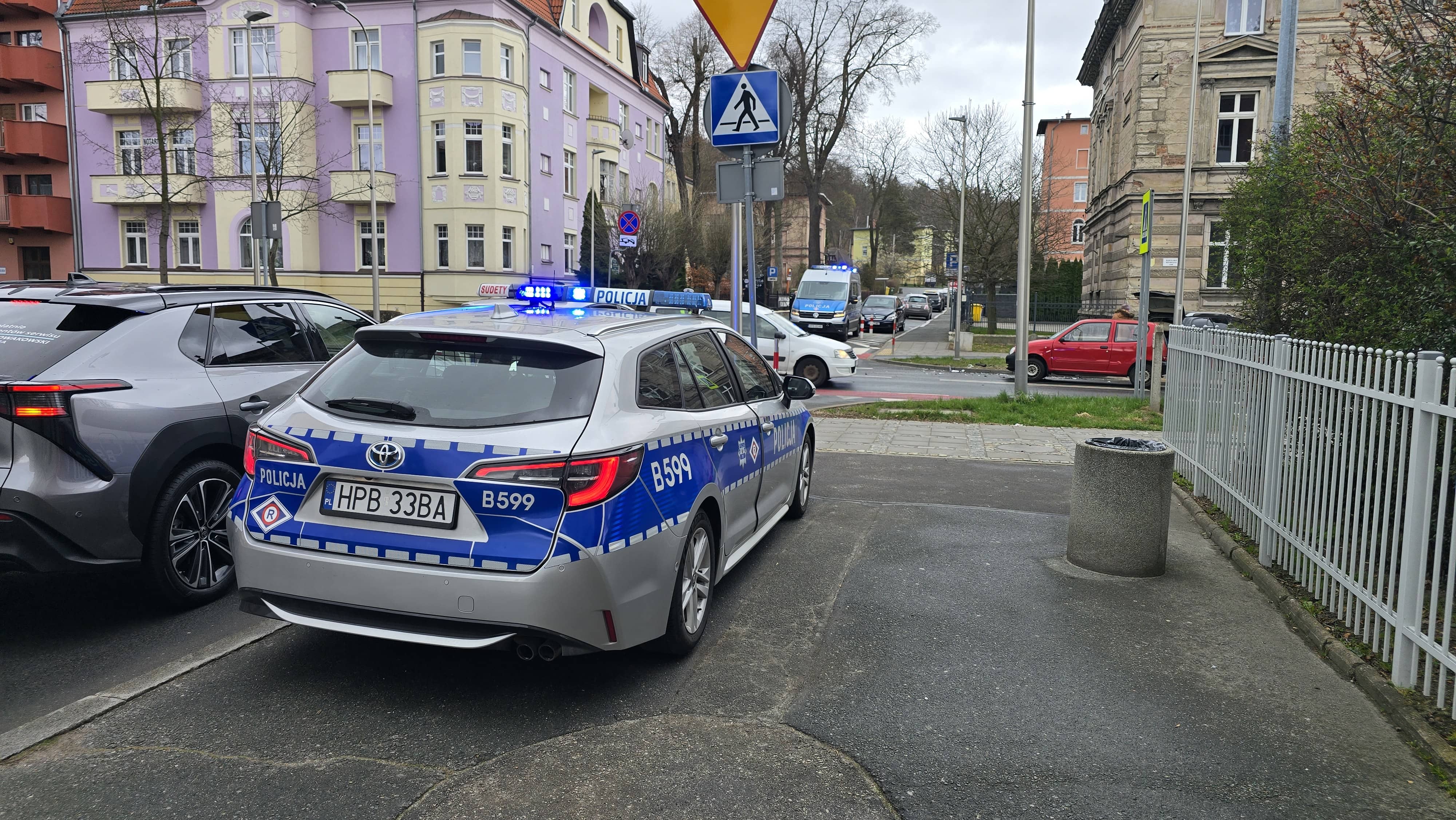 Zderzenie koło sądu