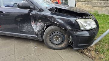 Zderzenie koło sądu