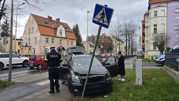 Zderzenie koło sądu