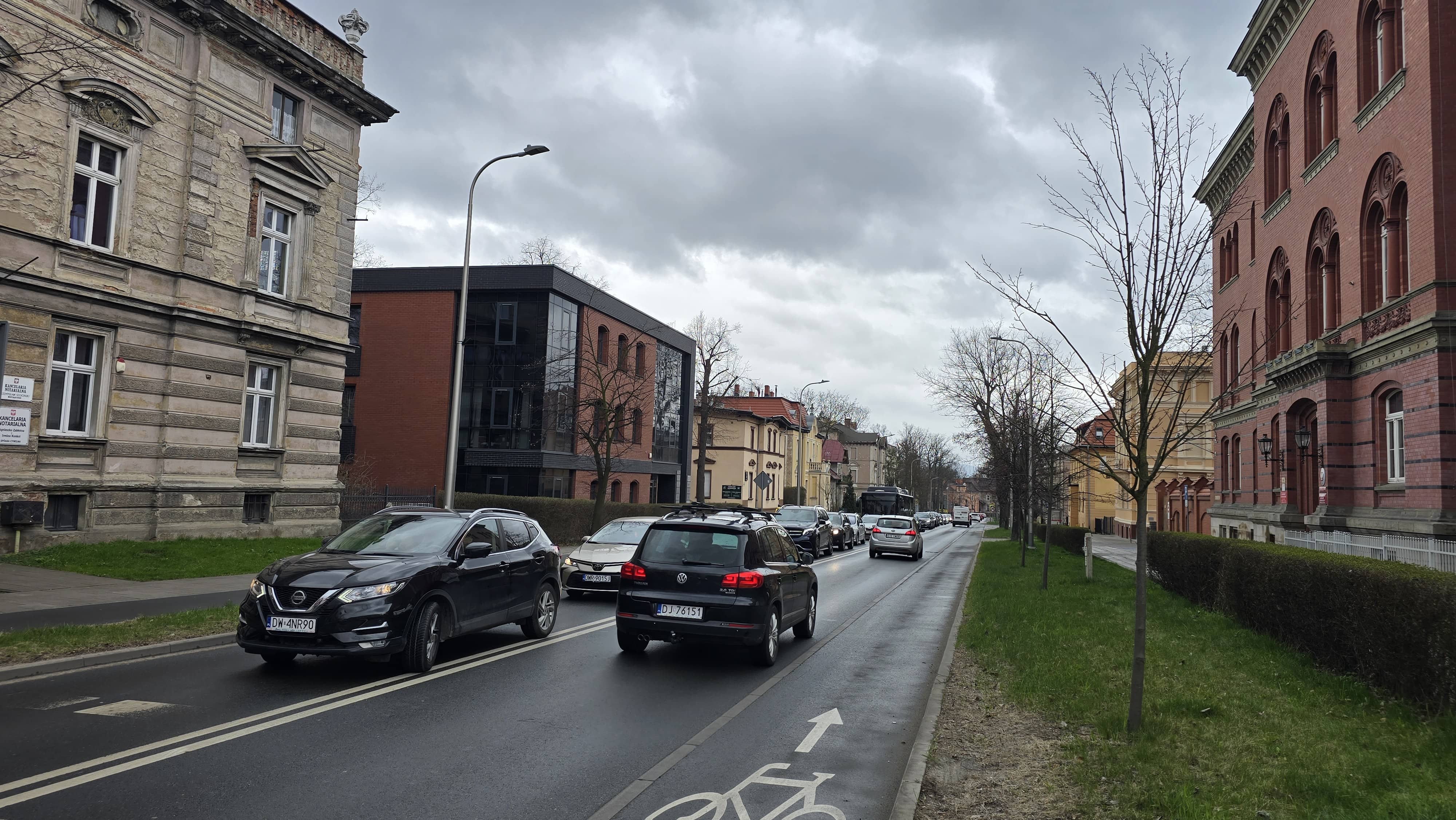 Zderzenie koło sądu