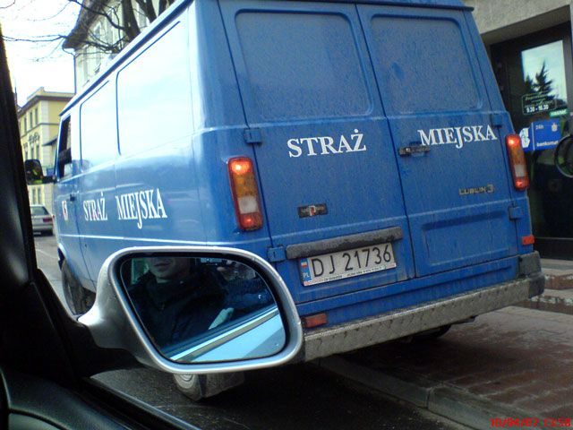 Nasz Czytelnik podpatrzył pojazd straży miejskiej na
