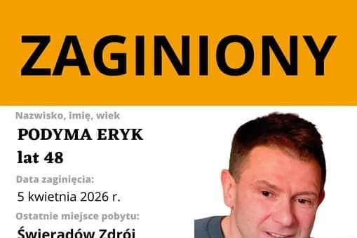 Policja poszukuje 48–letniego Eryka