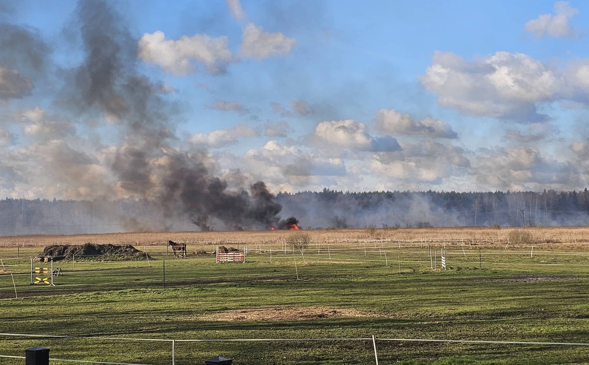 Olbrzymi pożar, pomagały nawet samoloty gaśnicze