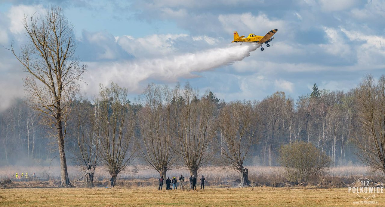 Olbrzymi pożar, pomagały nawet samoloty gaśnicze