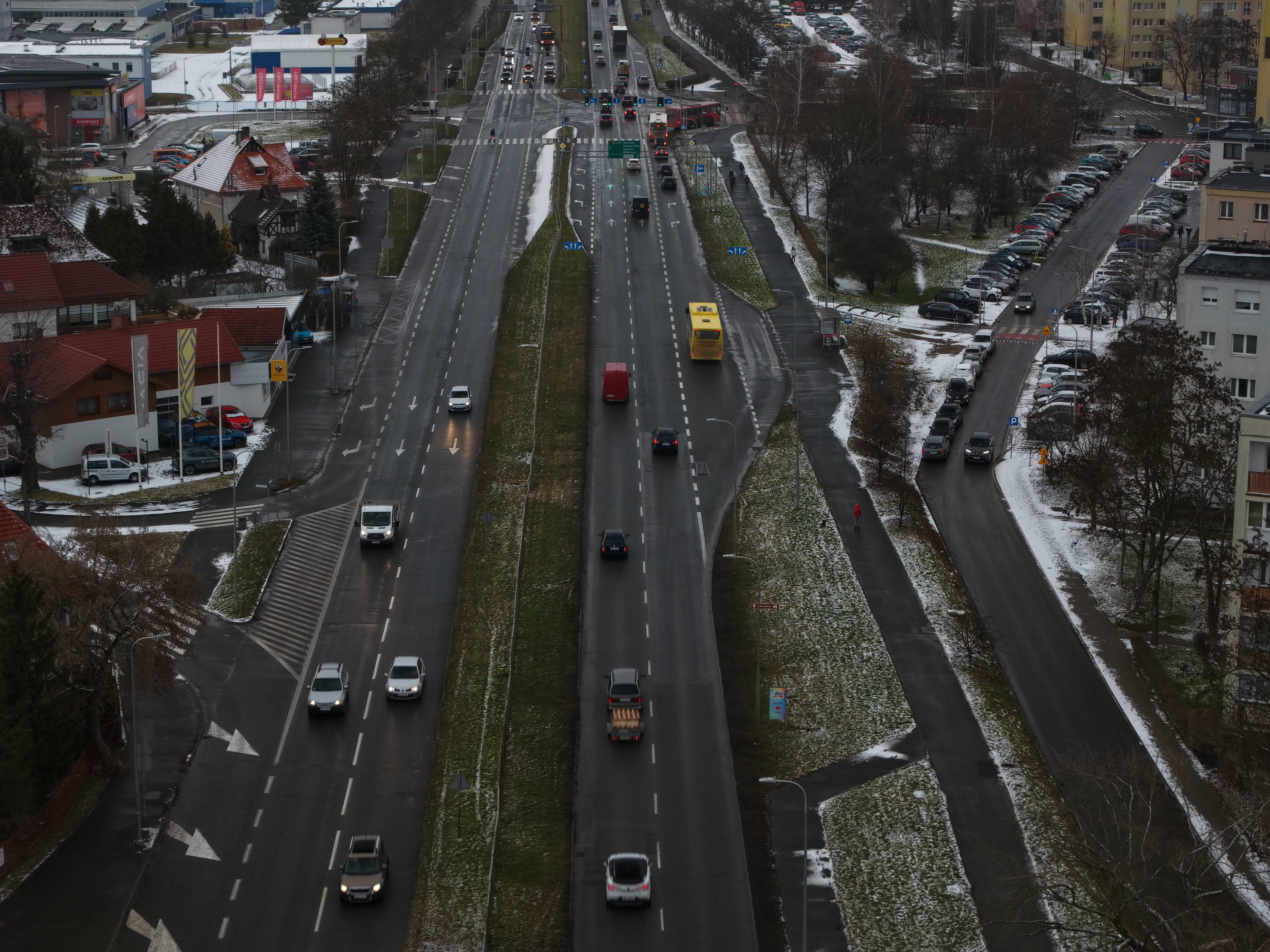 Pełna jazda na estakadzie