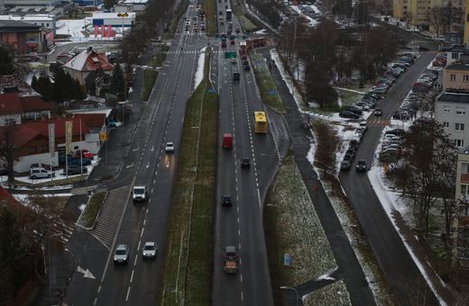 Pełna jazda na estakadzie