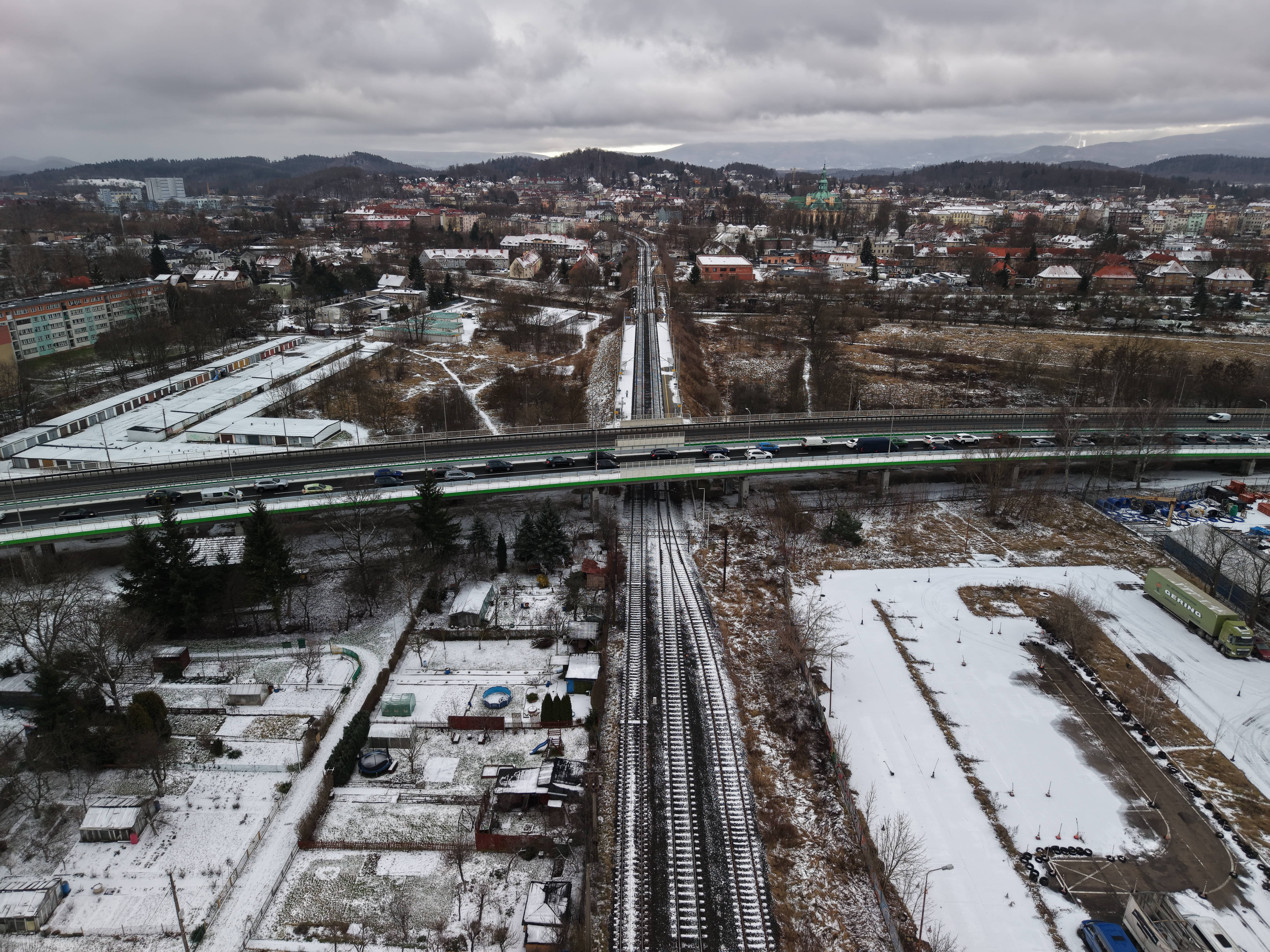 Pełna jazda na estakadzie