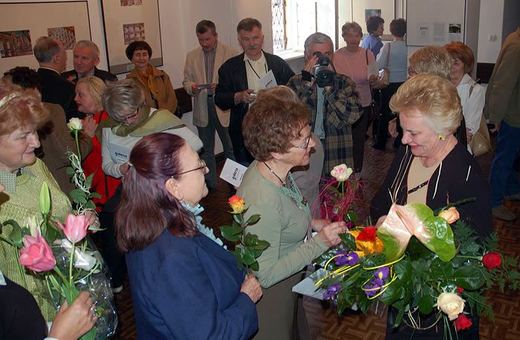 Janina Peikert z mężem Bronisławem, generałem w stanie spoczyku, ostatnim komendantem Centrum Szkolenia Radioeletronicznego.