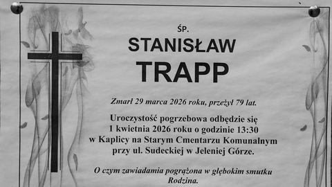 Zmarł Stanisław Trapp
