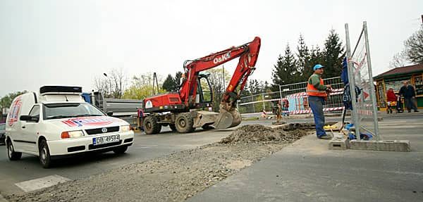 Cieplice blokują ulice