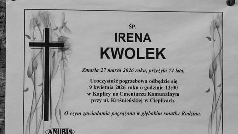 Zmarła Irena Kwolek