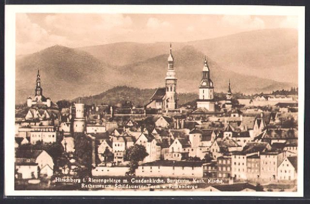 Jelenia Góra w pełni rozkwitu lat międzywojennych.