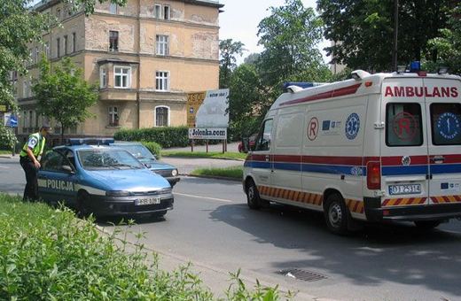 Poszkodowaną szybko odwieziono do szpitala.