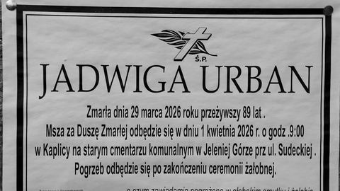 Zmarła Jadwiga Urban