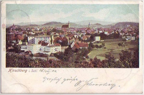 Panorama miasta ze strony Hausbergu (Wzgórze Zamkowe, Krzywoustego) – to samo spostrzeżenie.