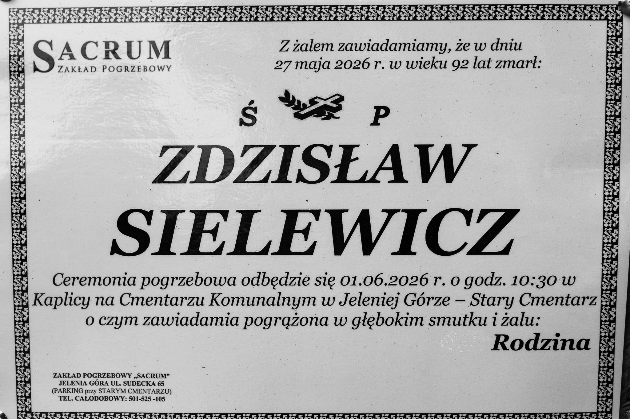 Zmarł Zdzisław Sielewicz