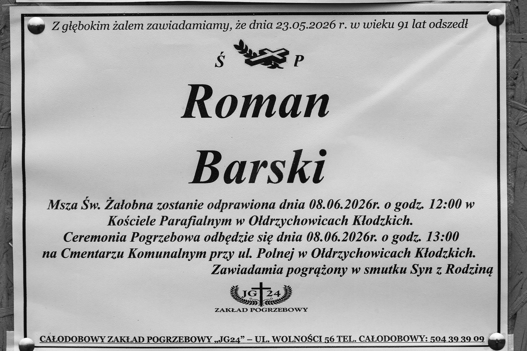 Zmarł Roman Barski