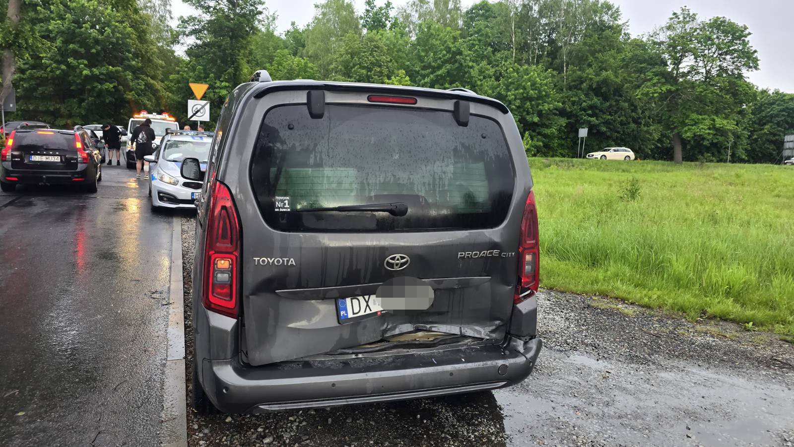 Stłuczka na Sudeckiej