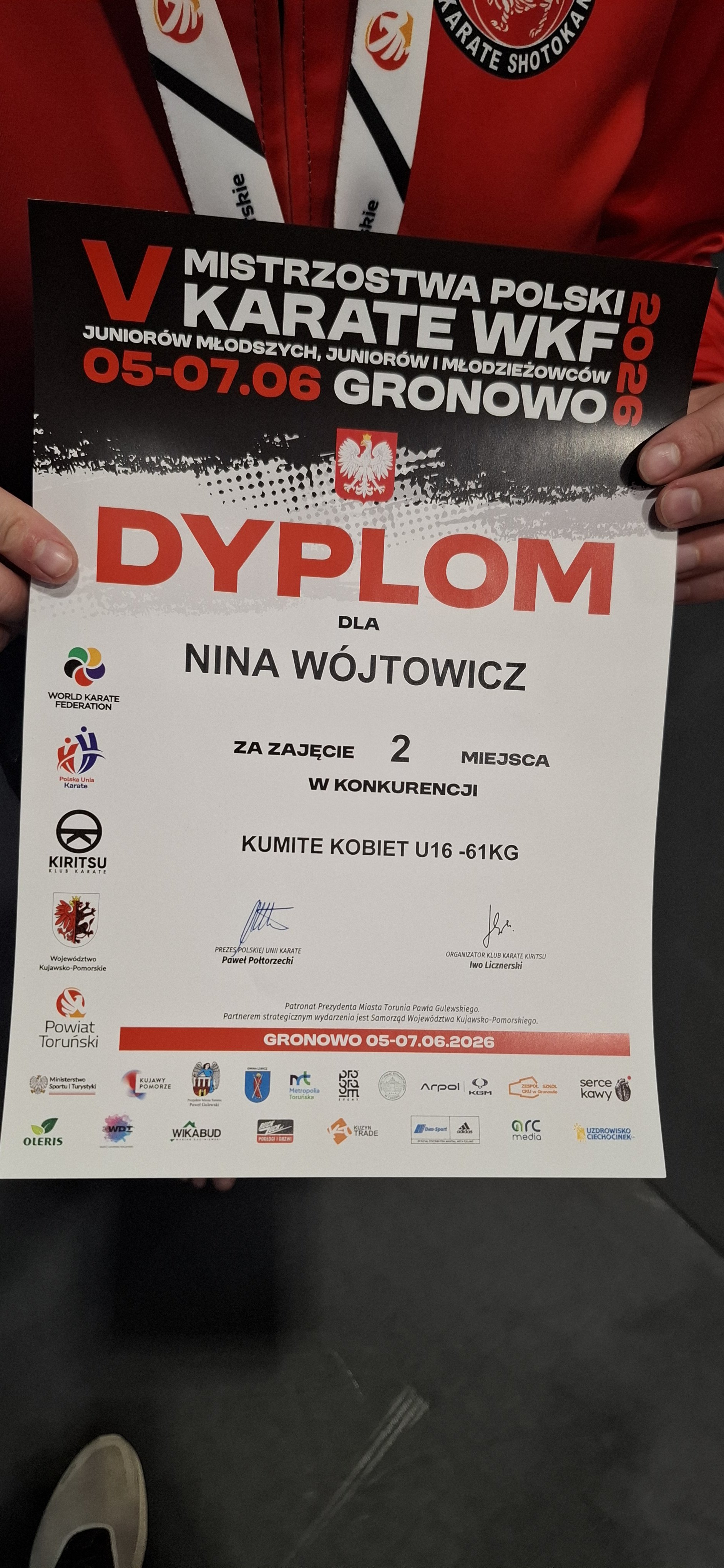 Dwa medale Mistrzostw Polski w debiucie