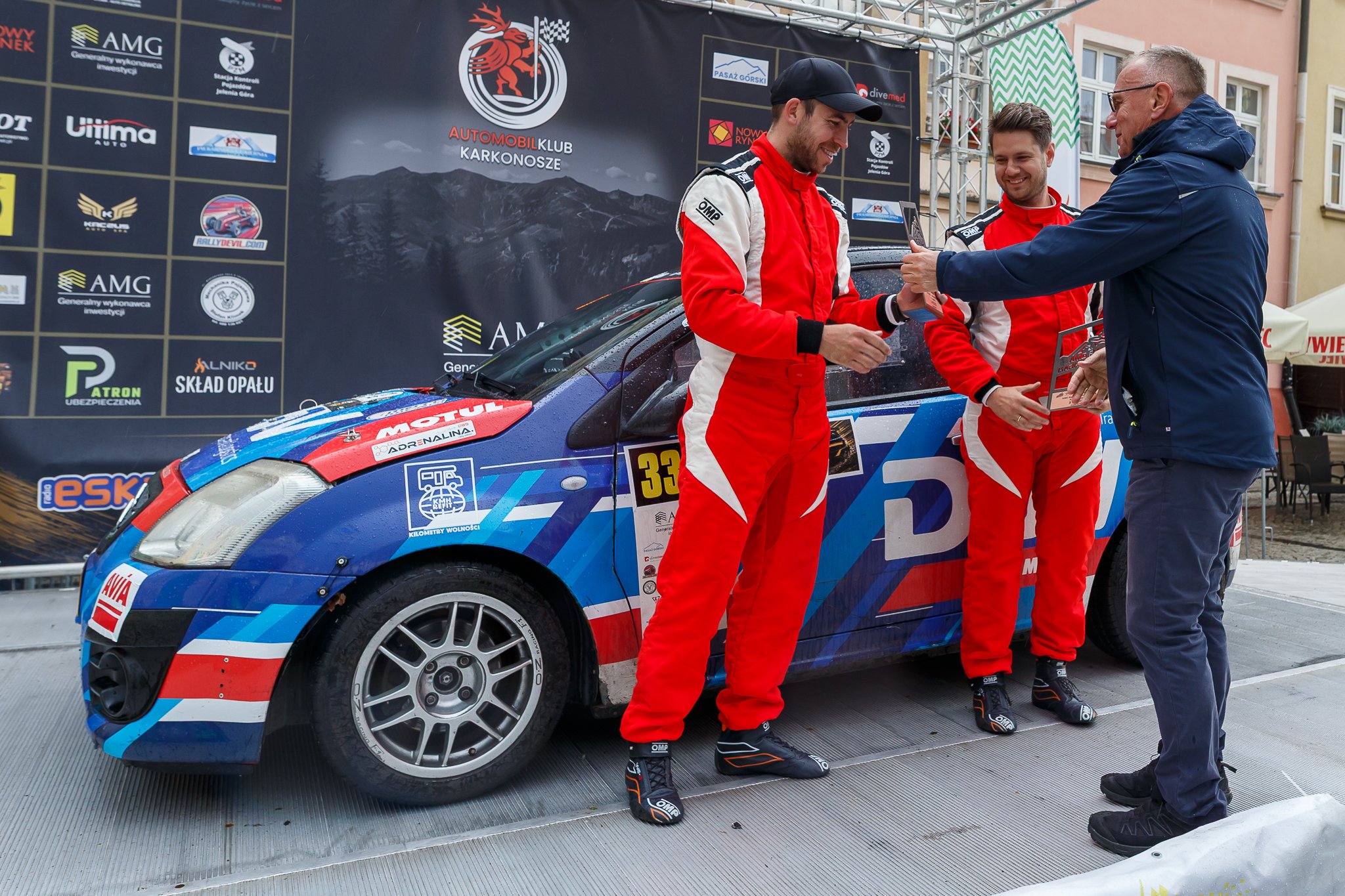 Zakończenie rajdu AMG Rally Karkonosze