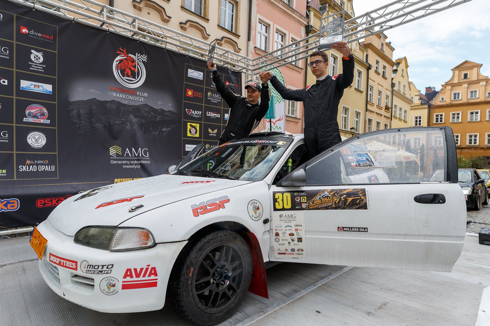 Zakończenie rajdu AMG Rally Karkonosze